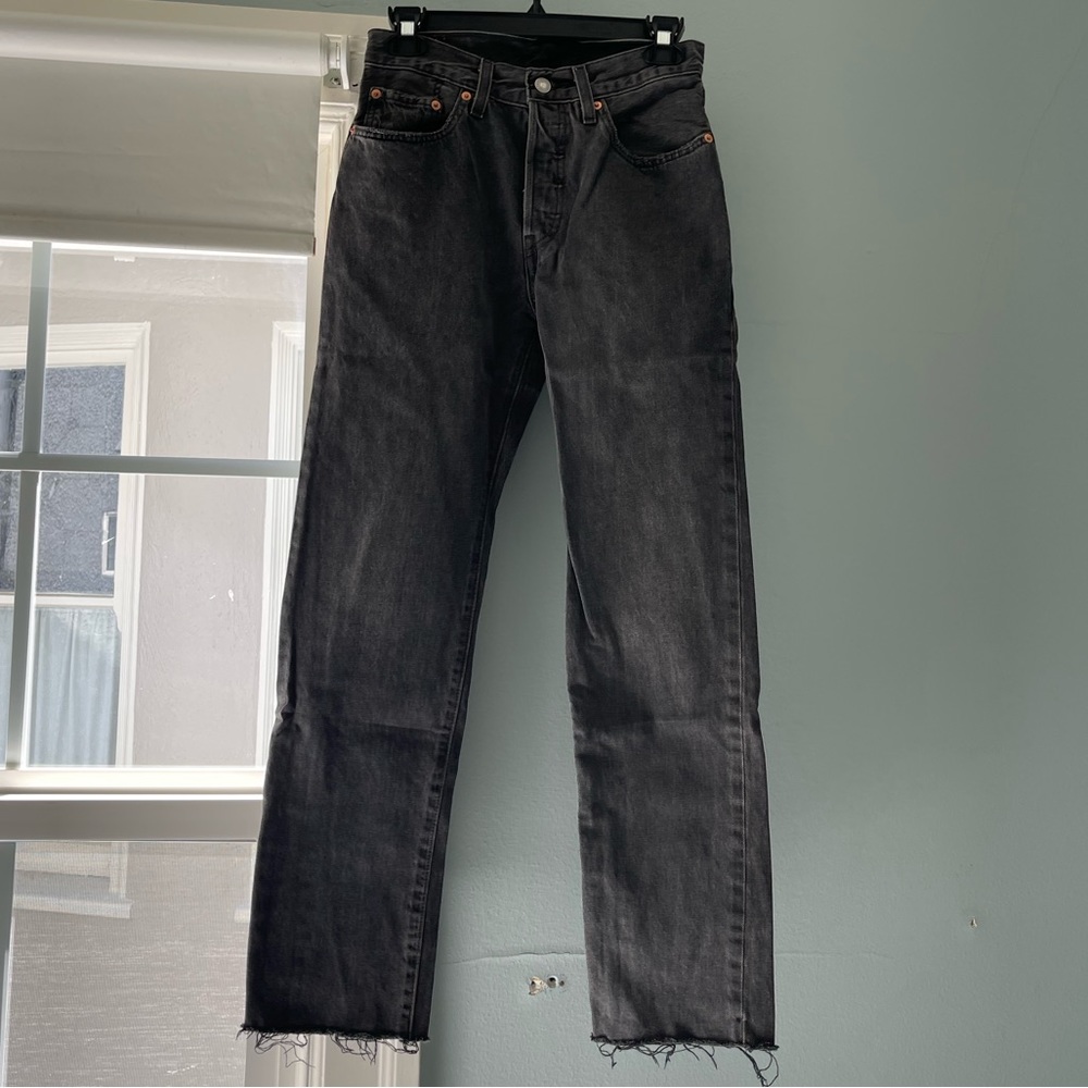 Levi’s 501 Wedgie Jeans in Faded Black, 26